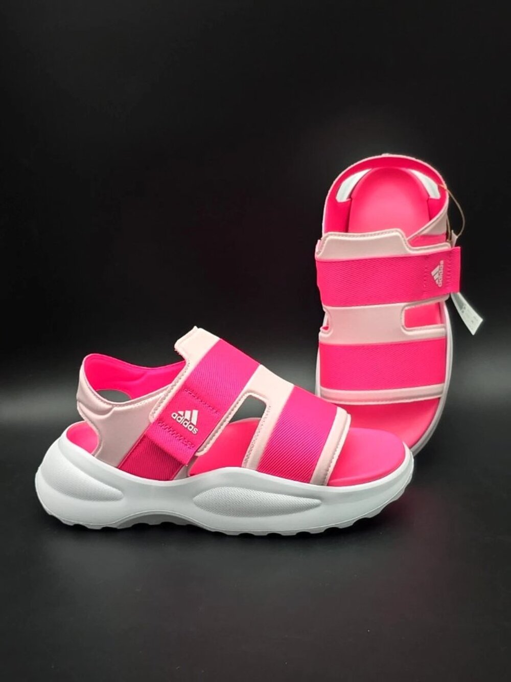 Adidas Mehana Pink Sandals Shoes Youth Girl's Size 5